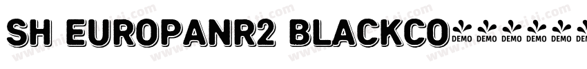 Sh EuropaNr2 BlackCo字体转换